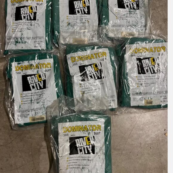 Dominator Suit Mcr Safety 3882 0.42Mm Pvc/Poly/Pvc Suit NEW PICK SIZE - Picture 4 of 16